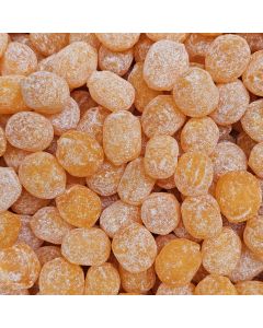 Pick and Mix Sweets - Tangerine flavour boiled sweets with a sour sugar coating