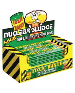 Sour Sweets - Retro chew bars made by Toxic Waste with a super sour apple flavour!