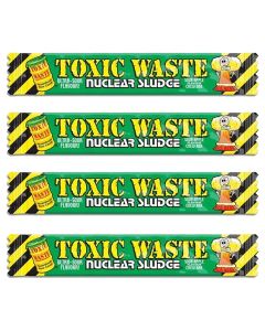 Sour Sweets - Retro chew bars made by Toxic Waste with a super sour apple flavour!