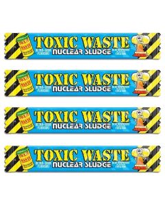 Sour Sweets - Retro chew bars made by Toxic Waste with a super sour blue raspberry flavour!