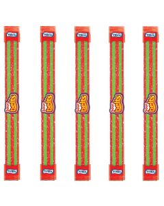 Individually wrapped sour watermelon belts