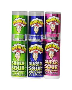 American Sweets - A pack of 3 Warheads super sour sprays, sour liquid candy!