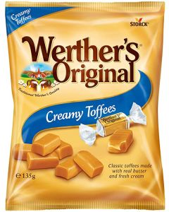 Werthers classic toffee sweets made with real butter and fresh cream