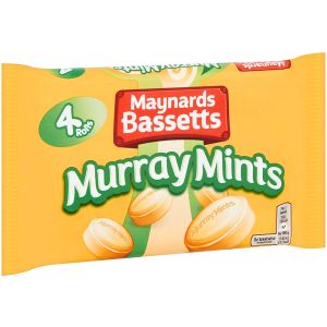 A pack of 4 rolls of Bassetts Murray Mints Sweets