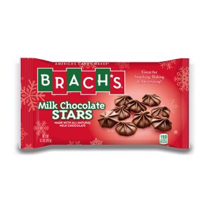 A bag of Milk Chocolate stars, American chocolate imported to the UK