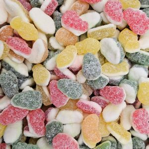 Retro Sweets - fizzy jelly sweets shaped like fruits