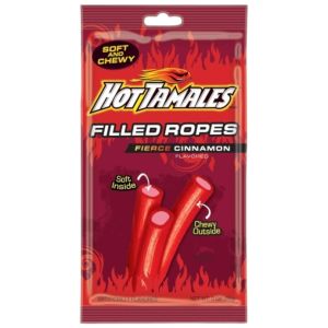 American Sweets - Fierce Cinnamon flavour Hot Tamales Ropes sweets