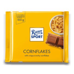 Ritter Sport Coconut - a delicious milk chocolate bar made with cornflakes!