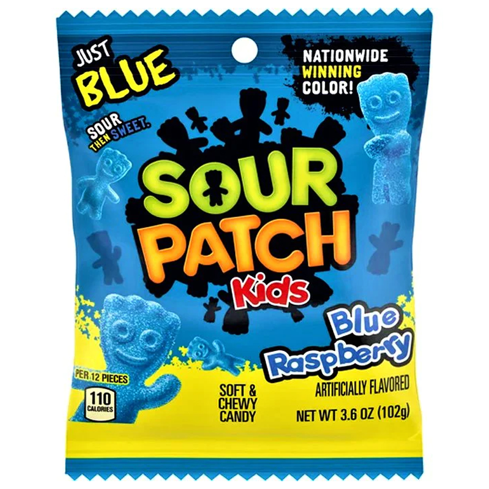 Sour Patch Kids Blue Raspberry 102g - American Sweets - American
