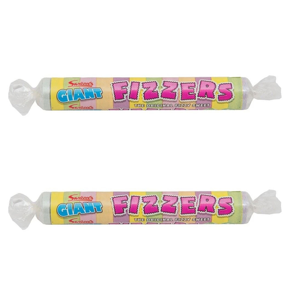 Swizzels Giant Fizzers - 2 Pack - Retro Sweets - Pick and Mix