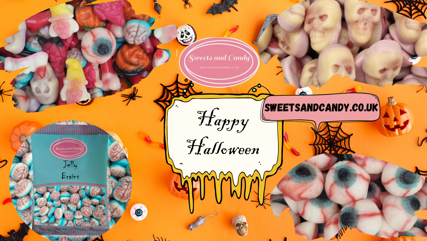 Deliciously Spooky selection of Halloween Sweets From sweets and candy