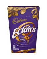 Cadbury Eclairs sweets take you on a delicious journey through a layer of pure caramel to a heart of rich Cadbury's milk chocolate.