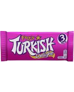 Frys Turkish delight bars consisting of rose flavour Turkish delight covered in chocolate