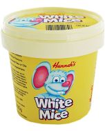 A bucket of sweets filled with white chocolate mice