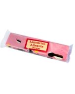 Classic soft pink nougat filled with pieces of liquorice allsorts