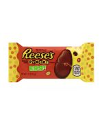 A delicious peanut butter filled chocolate egg stuffed with Reese's pieces!