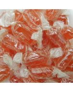herbal flavour boiled sweets, orange in colour and individually wrapped