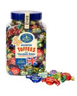 A 1.25kg jar of Walkers toffees and chocolate eclairs