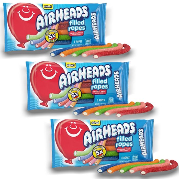 Airheads Filled Ropes American Sweets American Candy Retro Sweets