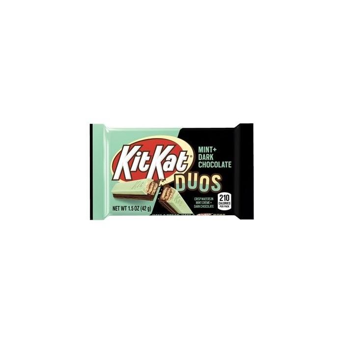 Kit Kat Duo Dark Chocolate and Mint American Sweets American Chocolate