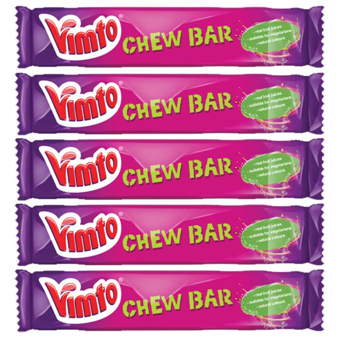 Vimto Chew Bars 7 Pack Retro Sweets Pick and Mix Sweets Party Bag Sweets Chewy Sweets